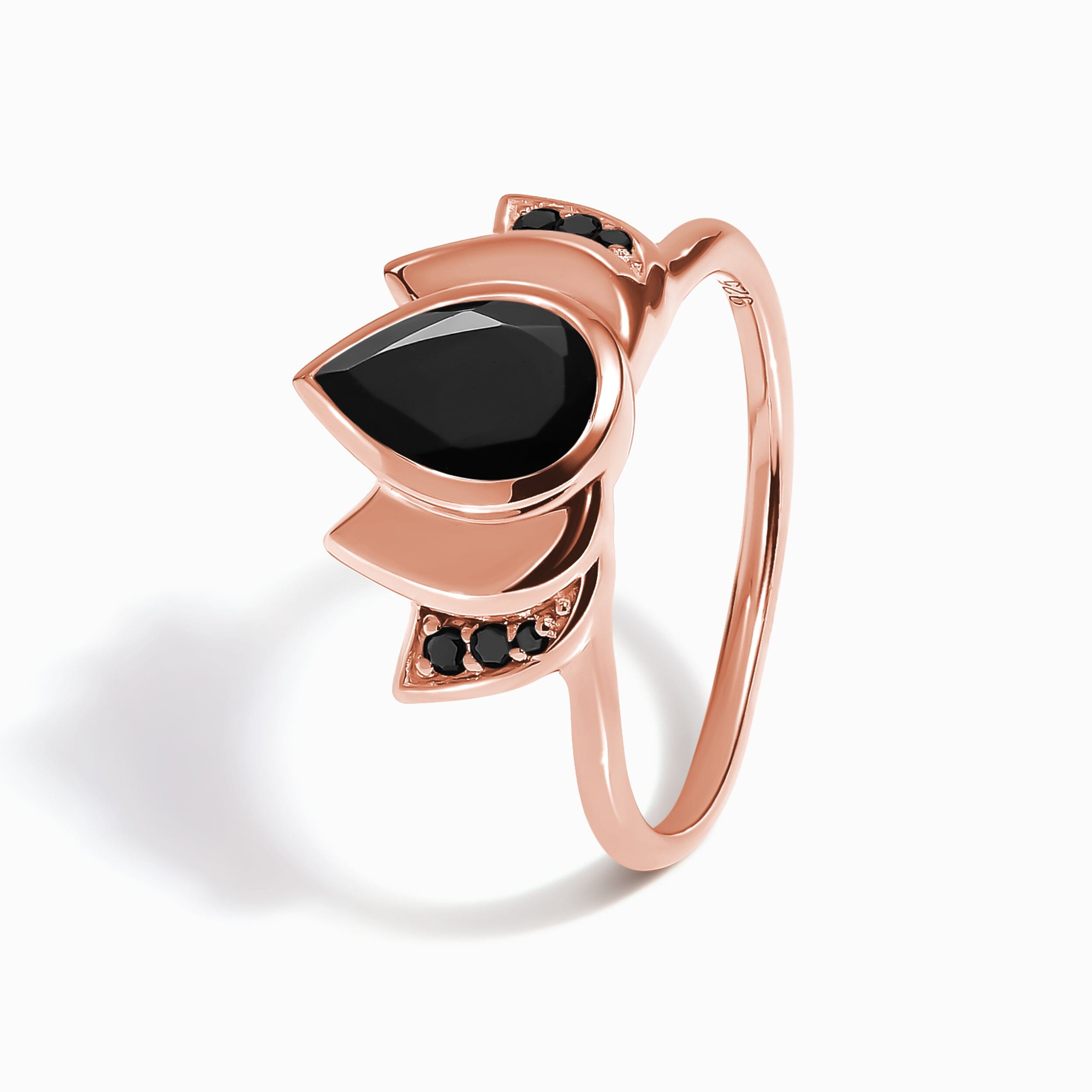 Black Obsidian Ring - Divine Lotus、mySite、hinf8tx79