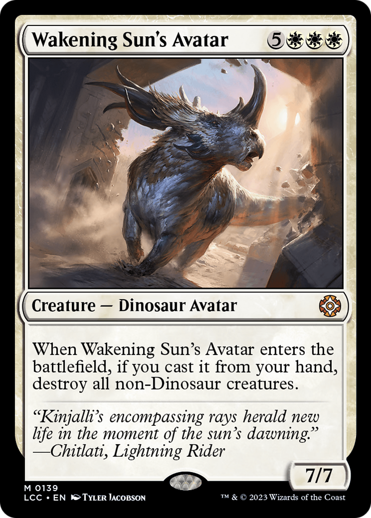 Wakening Sun's Avatar The Lost Caverns of Ixalan Commander、mySite、waistdrama