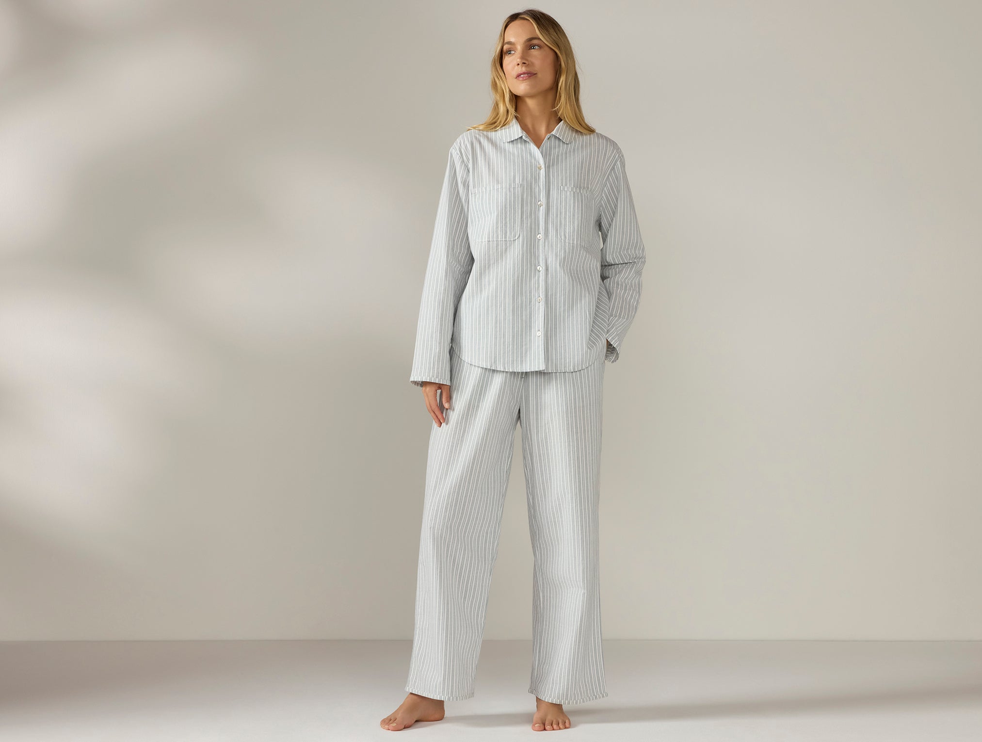  Women's Isla Organic Cotton Long Sleeve Pajama Set、mySite、sugarbowlscore