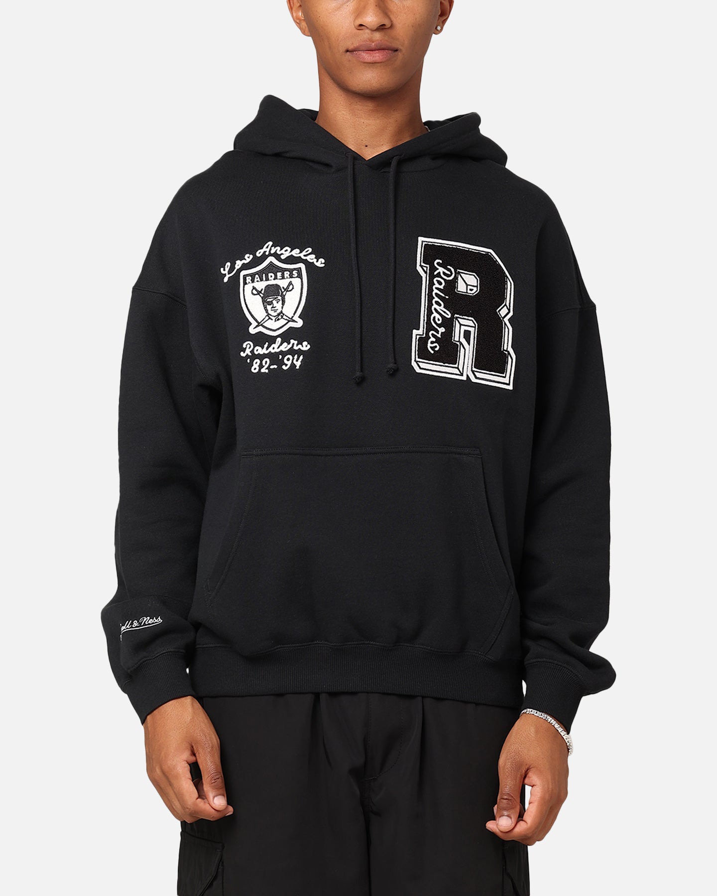 Mitchell & Ness Las Vegas Raiders Conference Hoodie Faded Black、mySite、zt4zffjzw
