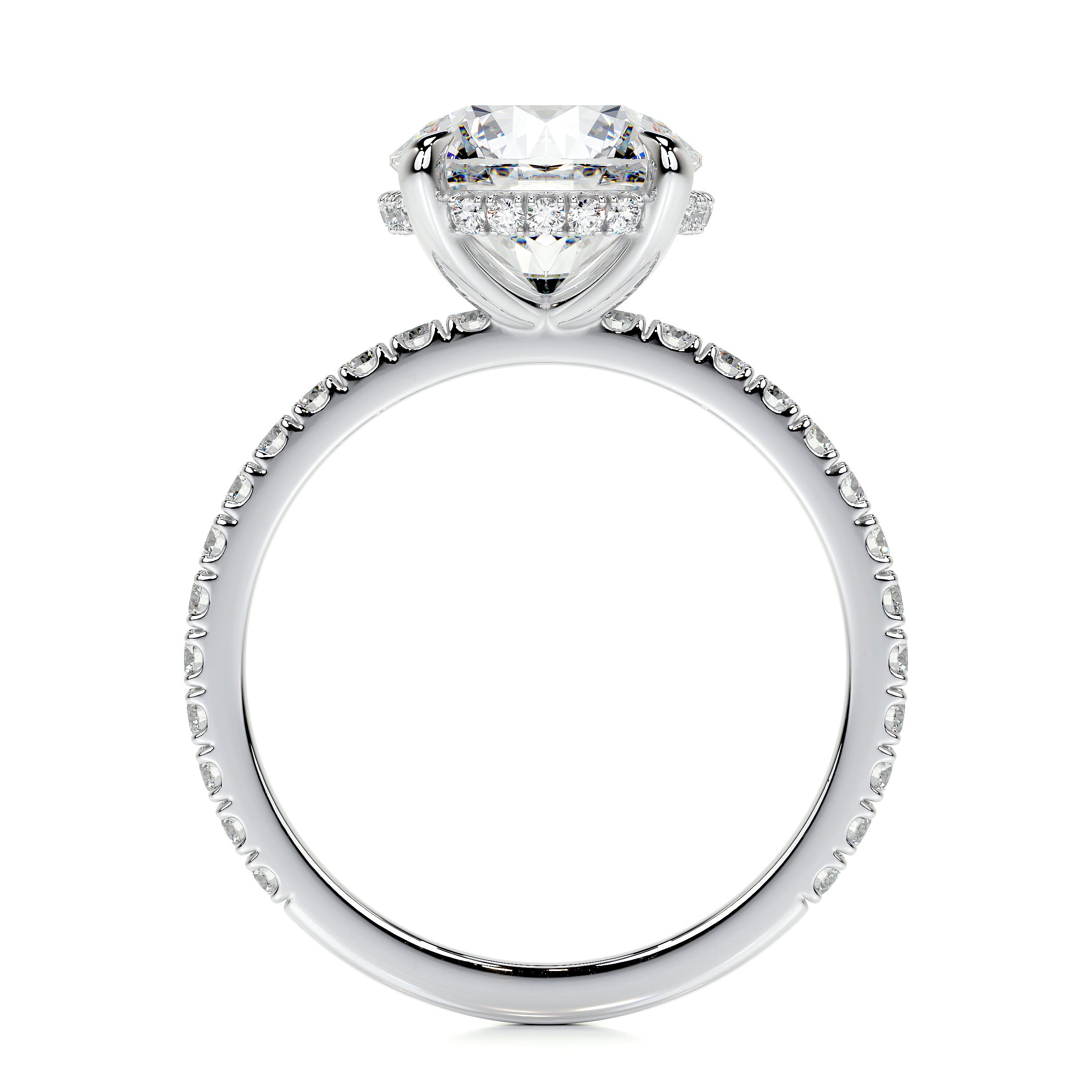 Valeria Lab Grown Diamond Ring -14K White Gold、mySite、hinf8tx79