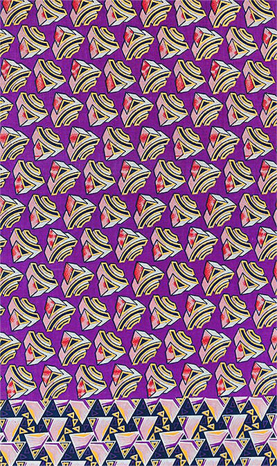 Purple and Beige African Print Fabric-DPAP190、mySite、solidvoid