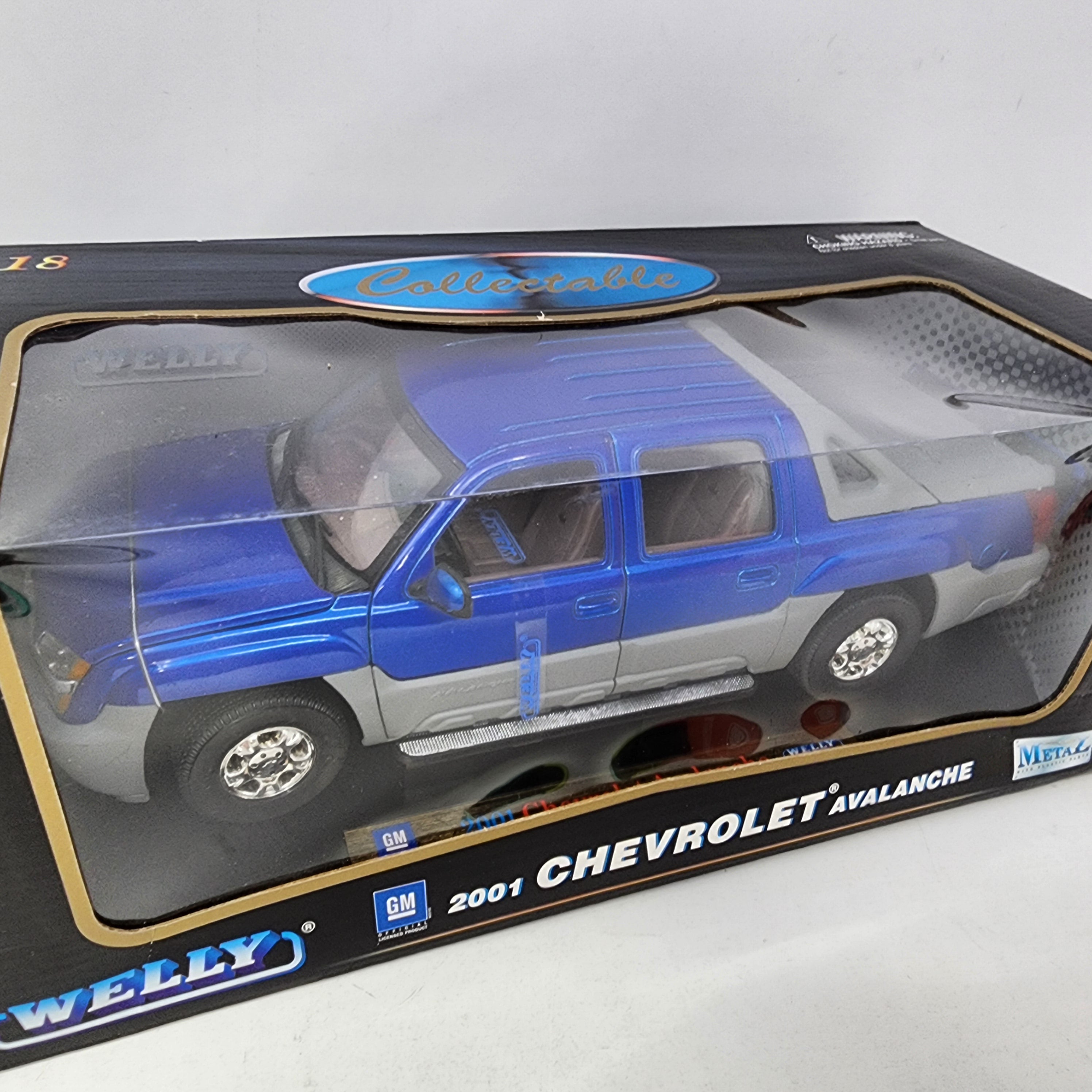 2001 Chevrolet Avalanche * Blue * Welly Collectibles 1/18 Scale、mySite、hgirdovlk