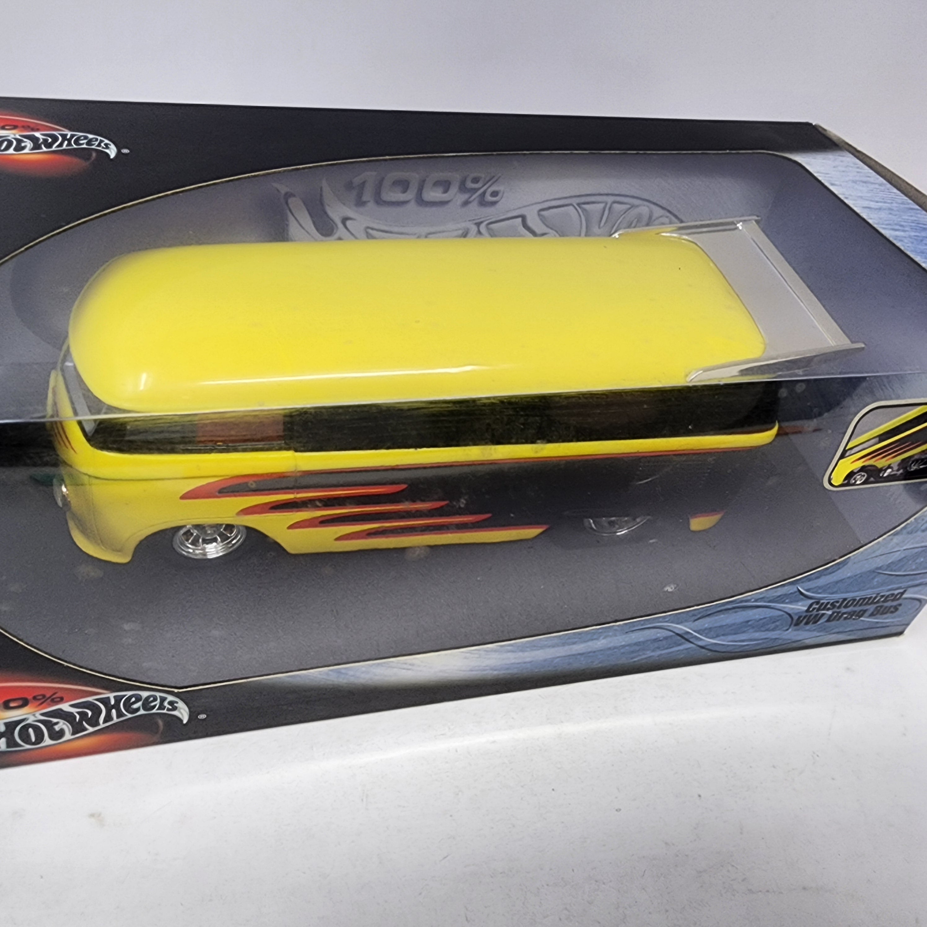 Customized VW Drag Bus * YELLOW * 100% Hot Wheels 1/18 Scale、mySite、hgirdovlk