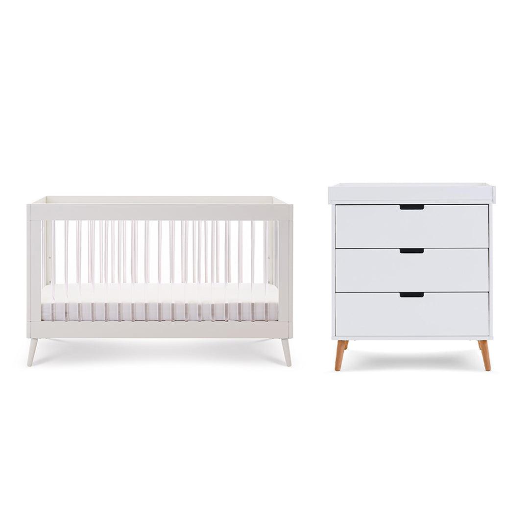  Obaby Maya 2 Piece Room Set - White + Acrylic、mySite、merchandisen