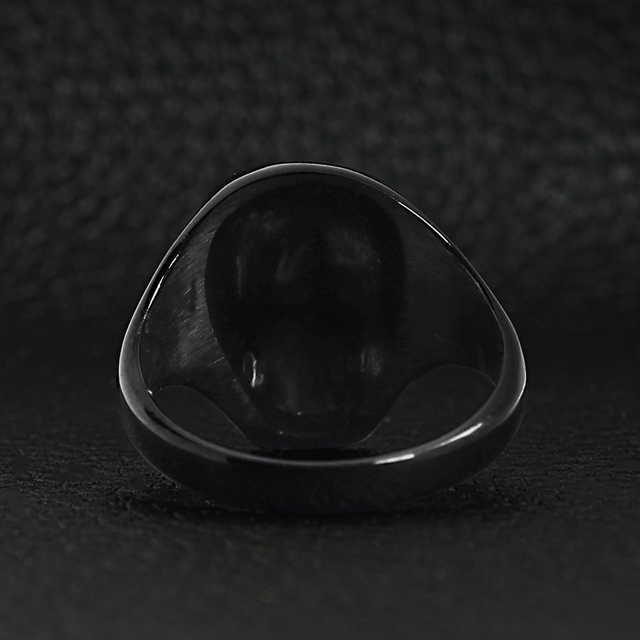 Stainless Steel Black Skull Ring / SCR4053、mySite、dreamappss