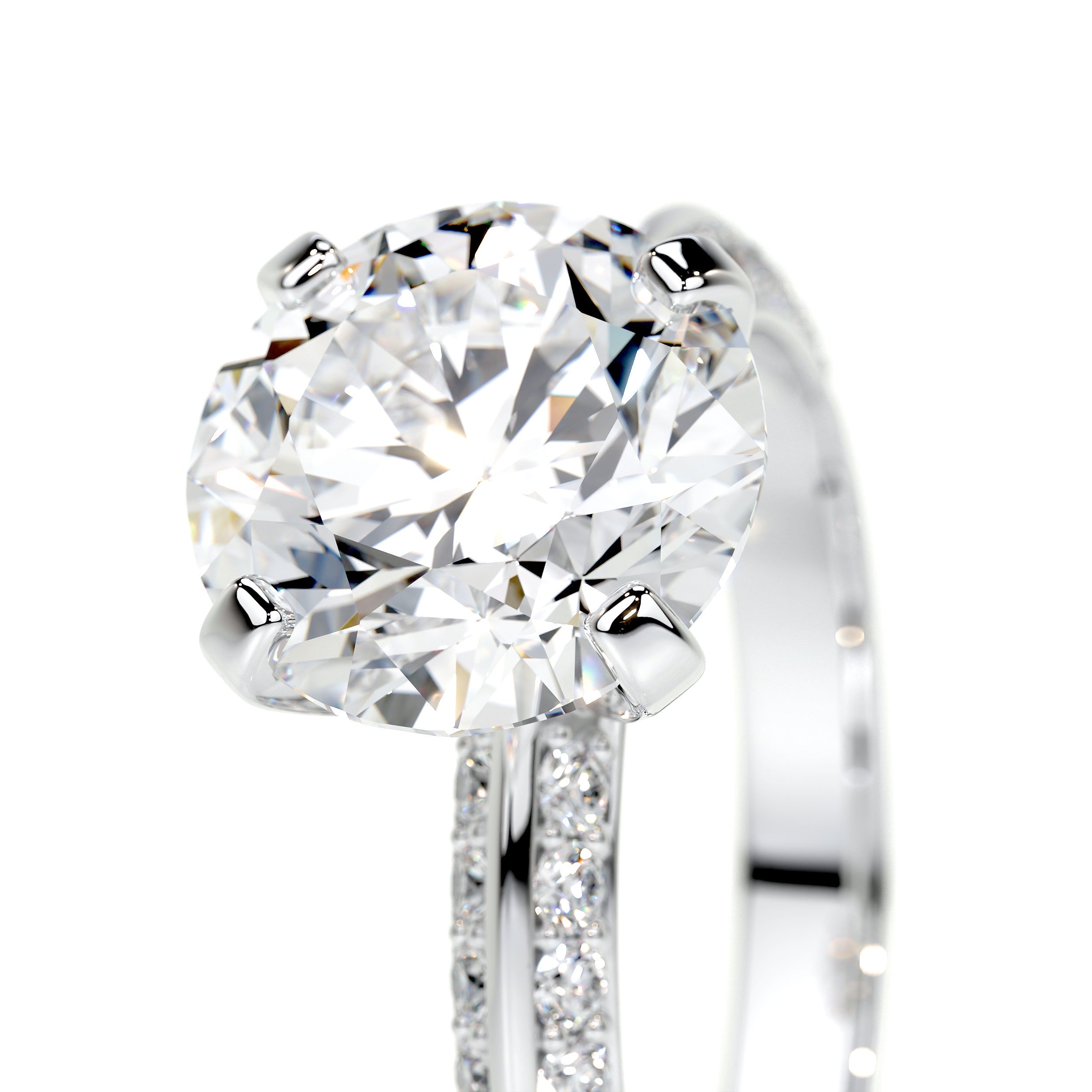 Ariana Lab Grown Diamond Ring -18K White Gold、mySite、hinf8tx79