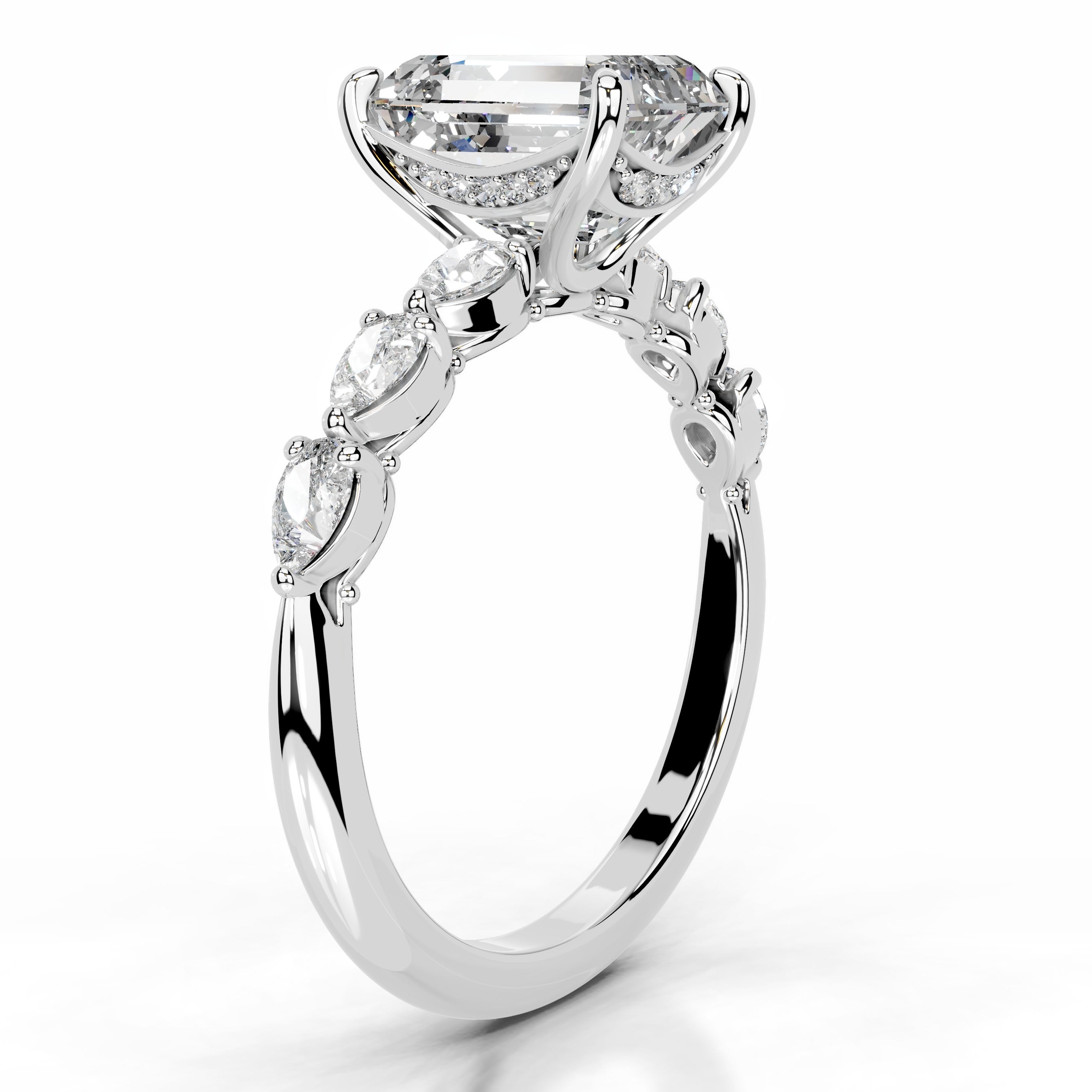Alinta Diamond Engagement Ring - 18K White Gold、mySite、hinf8tx79