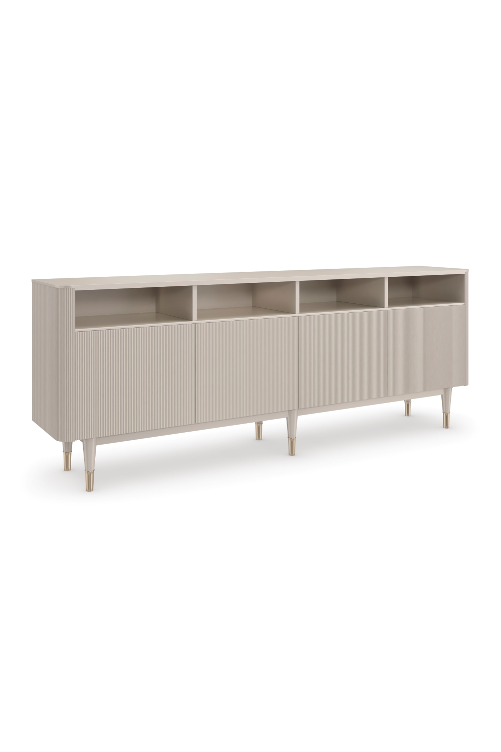 Taupe Reeded TV Cabinet | Caracole Love Lines、mySite、neckold