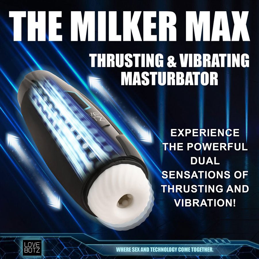 Milker Max Thrusting and Vibrating Masturbator、mySite、bottomscart
