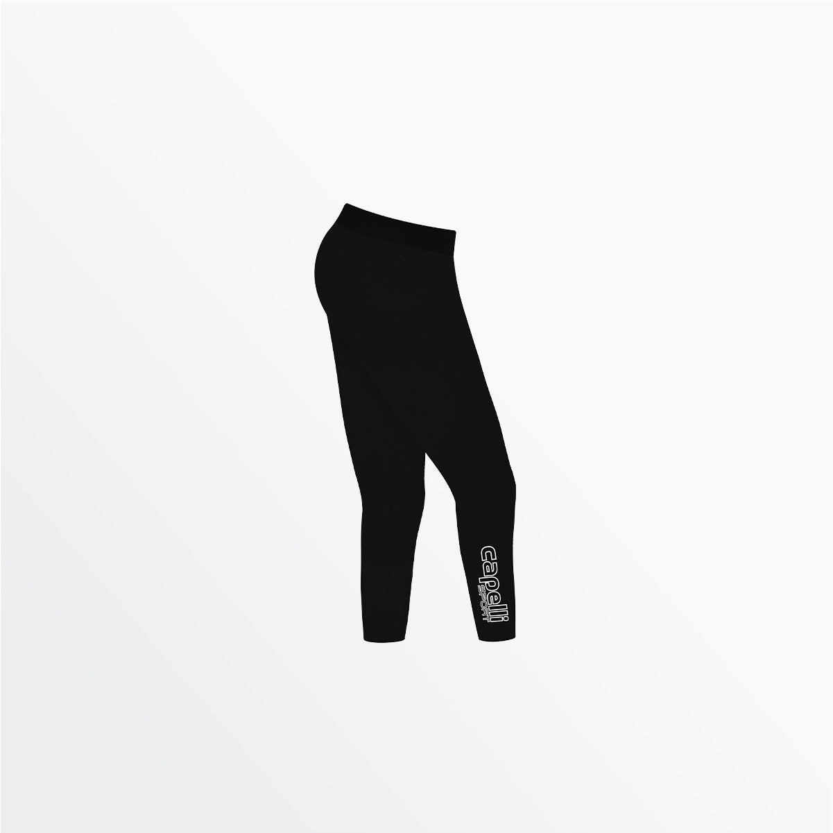 WOMEN'S MID RISE LOGO 3/4 COTTON LEGGINGS