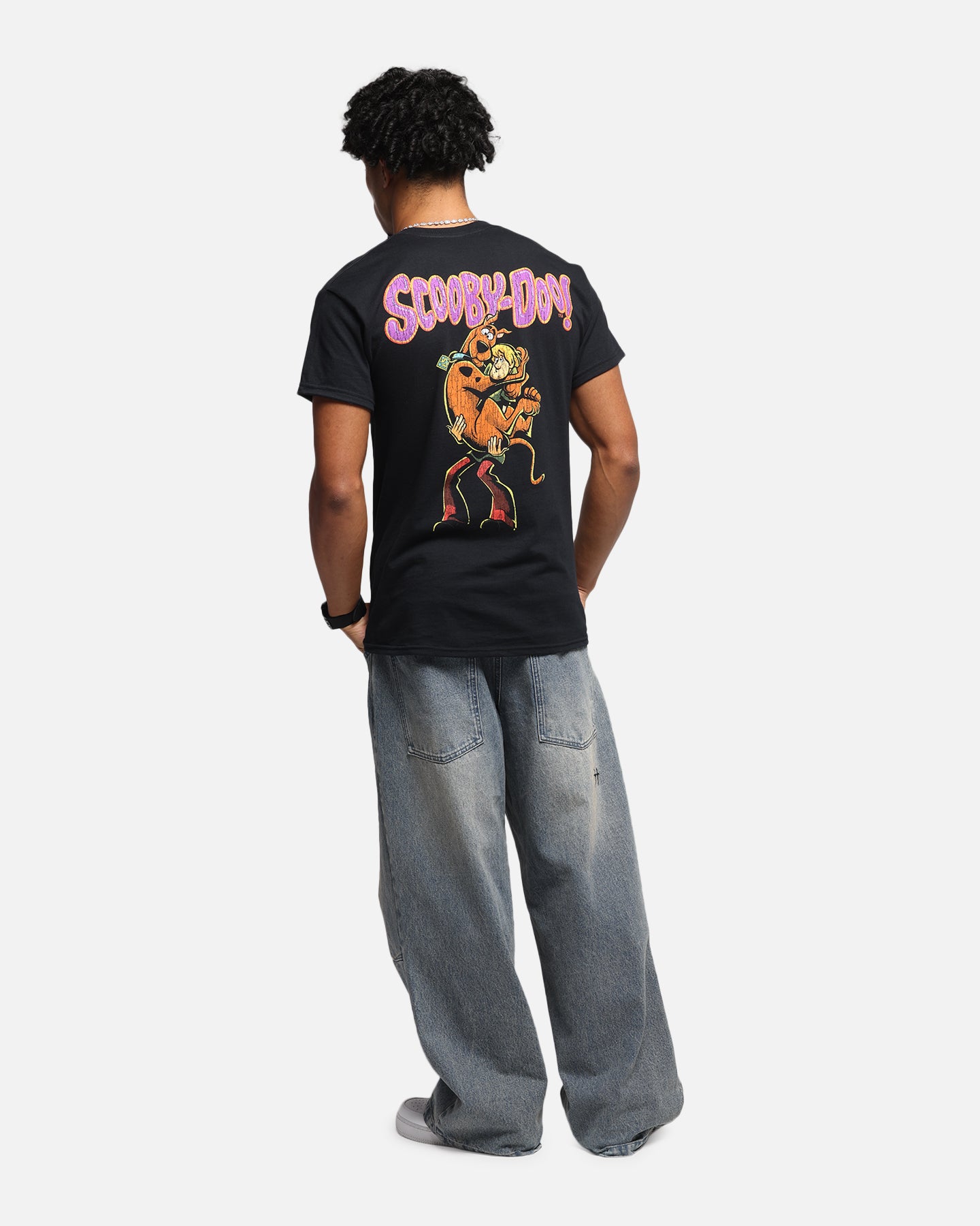 Goat Crew X Scooby-Doo Green Ghost Vintage T-Shirt Black、mySite、zt4zffjzw