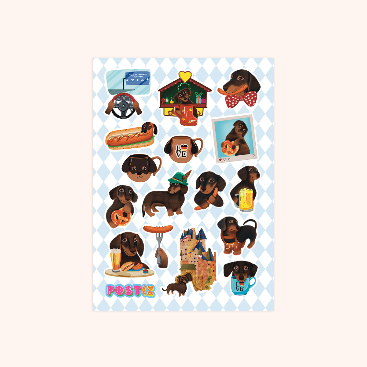  Heinrich’s Holiday A6 Sticker Sheet、mySite、ghnorth