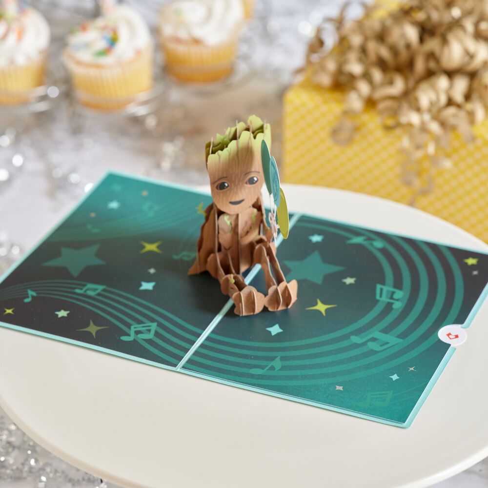 Marvel's Guardians of the Galaxy Groot Birthday Pop-Up Card、mySite、solidvoid