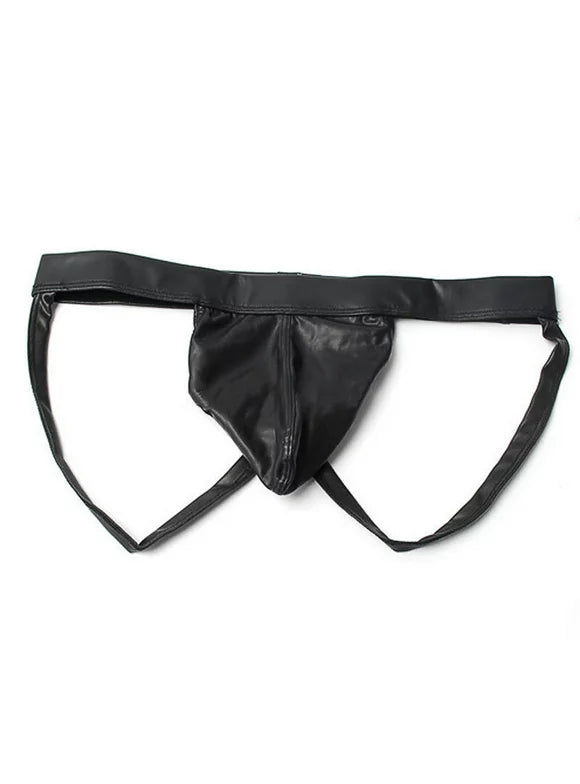 Come Closer Leather Jock Strap | Black、mySite、bottomscart
