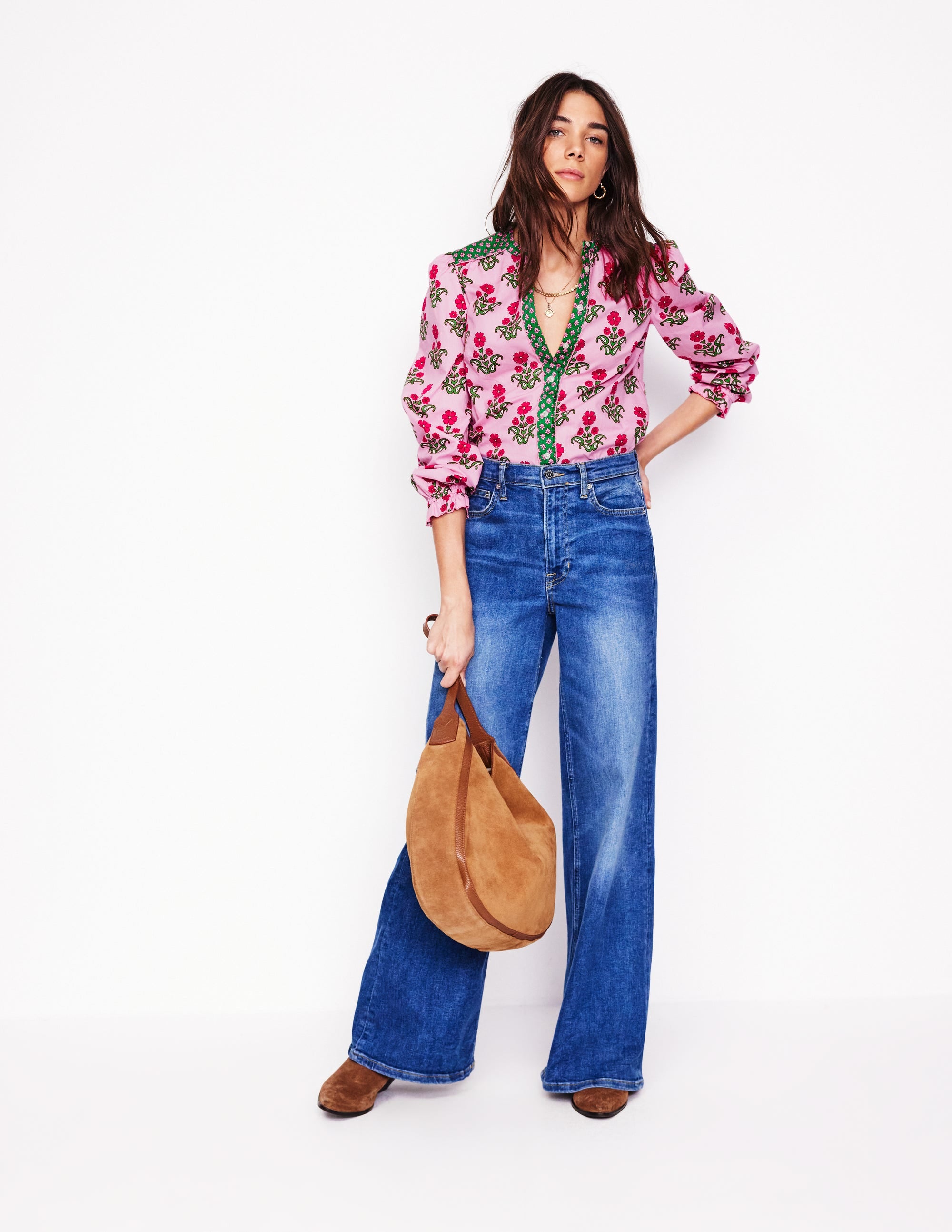  Arabella Cotton Blouse-Meadowsweet Pink, Pansy Stamp、mySite、ashleygrahame