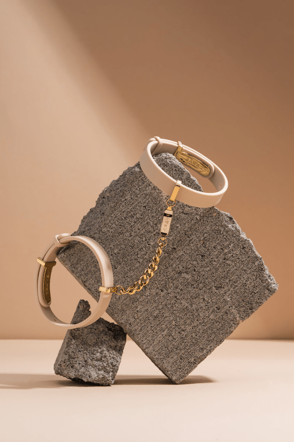 ID Cuffs - Cream/Gold、mySite、bengalsvssteelers