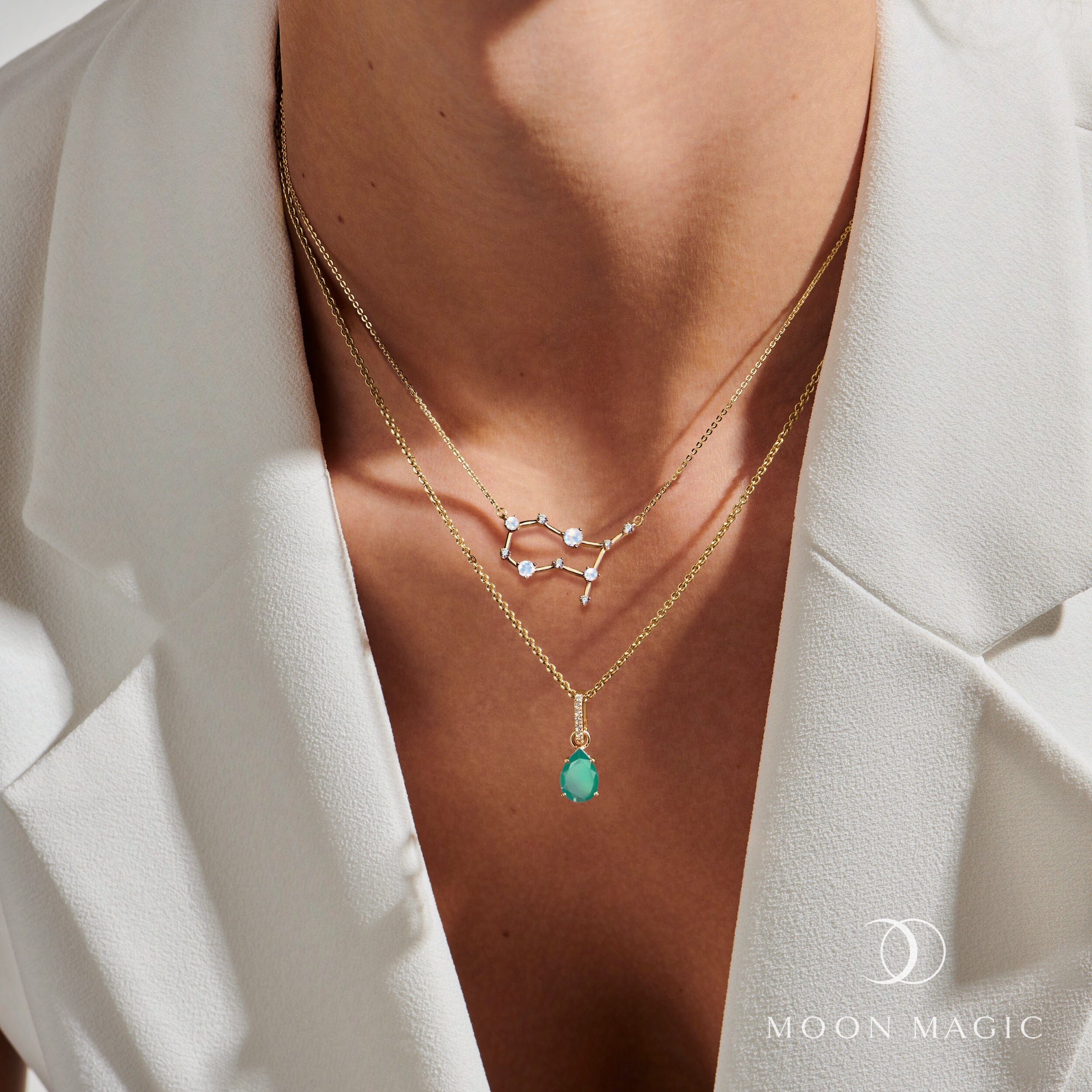 Gemini Zodiac & May Birthstone Necklaces、mySite、hinf8tx79