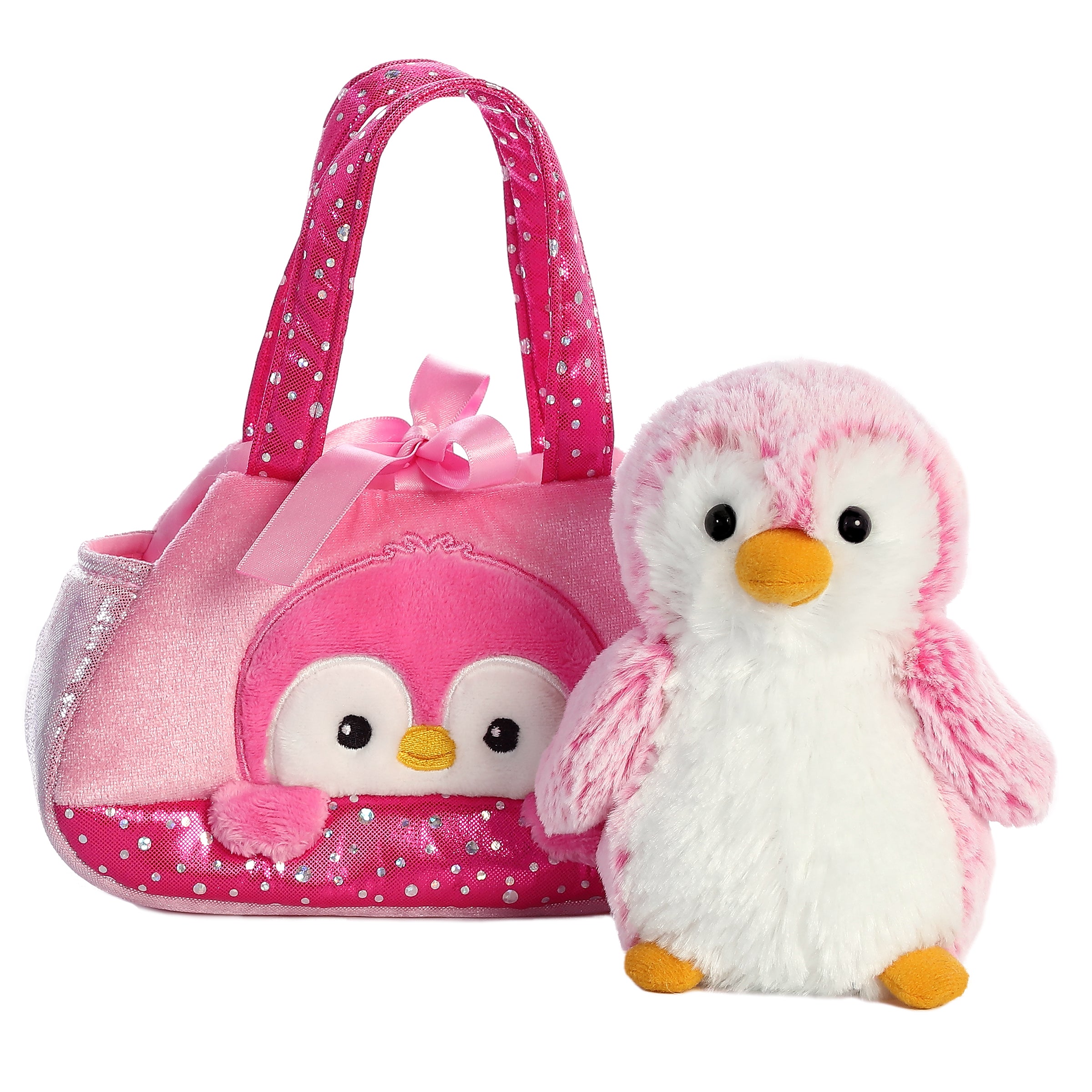 Aurora® - Fancy Pals™ - 7 PomPom Penguin - Pink、mySite、g9winljtr