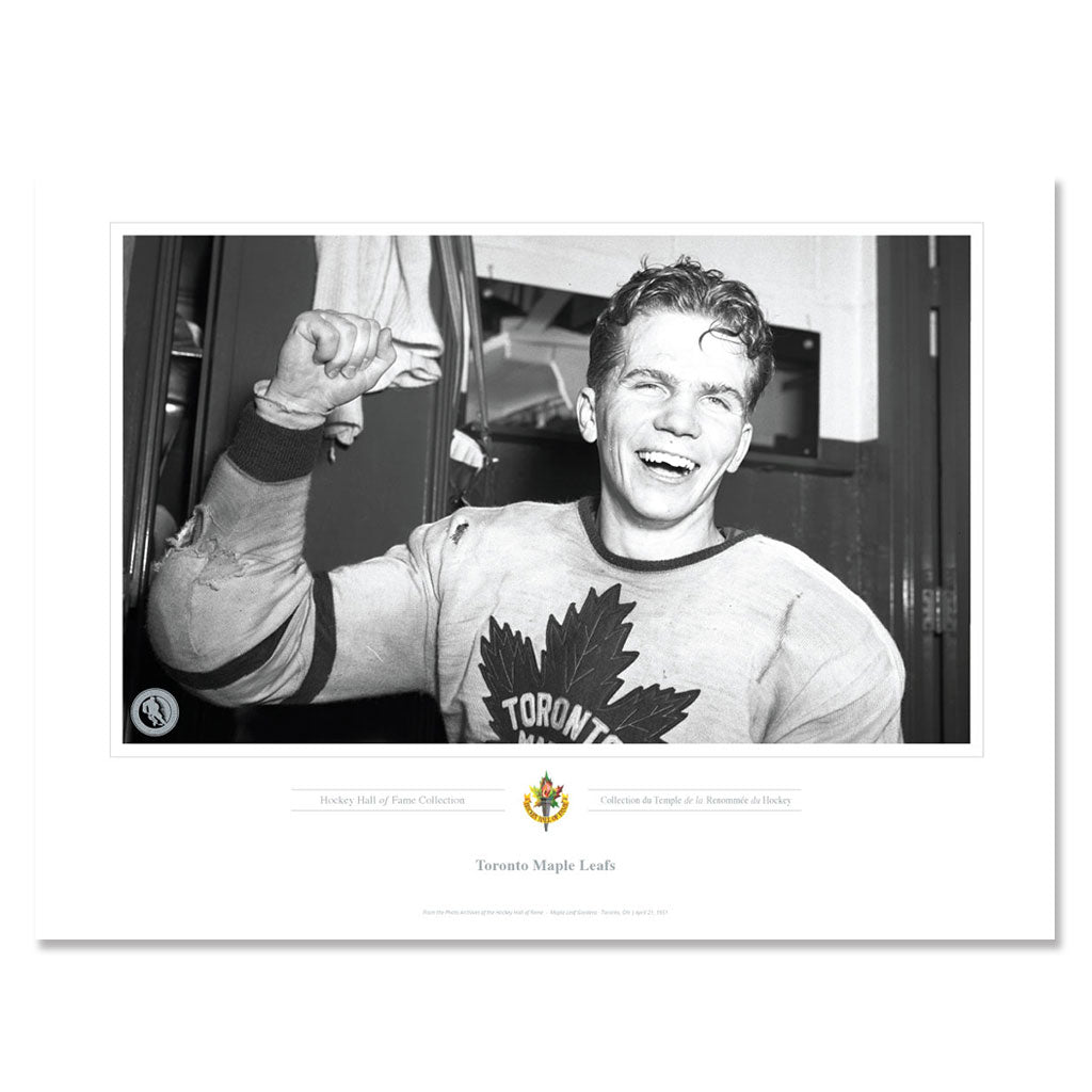 Toronto Maple Leafs Memorabilia -1951 Bill Barilko Classic - 12 x 16 Print