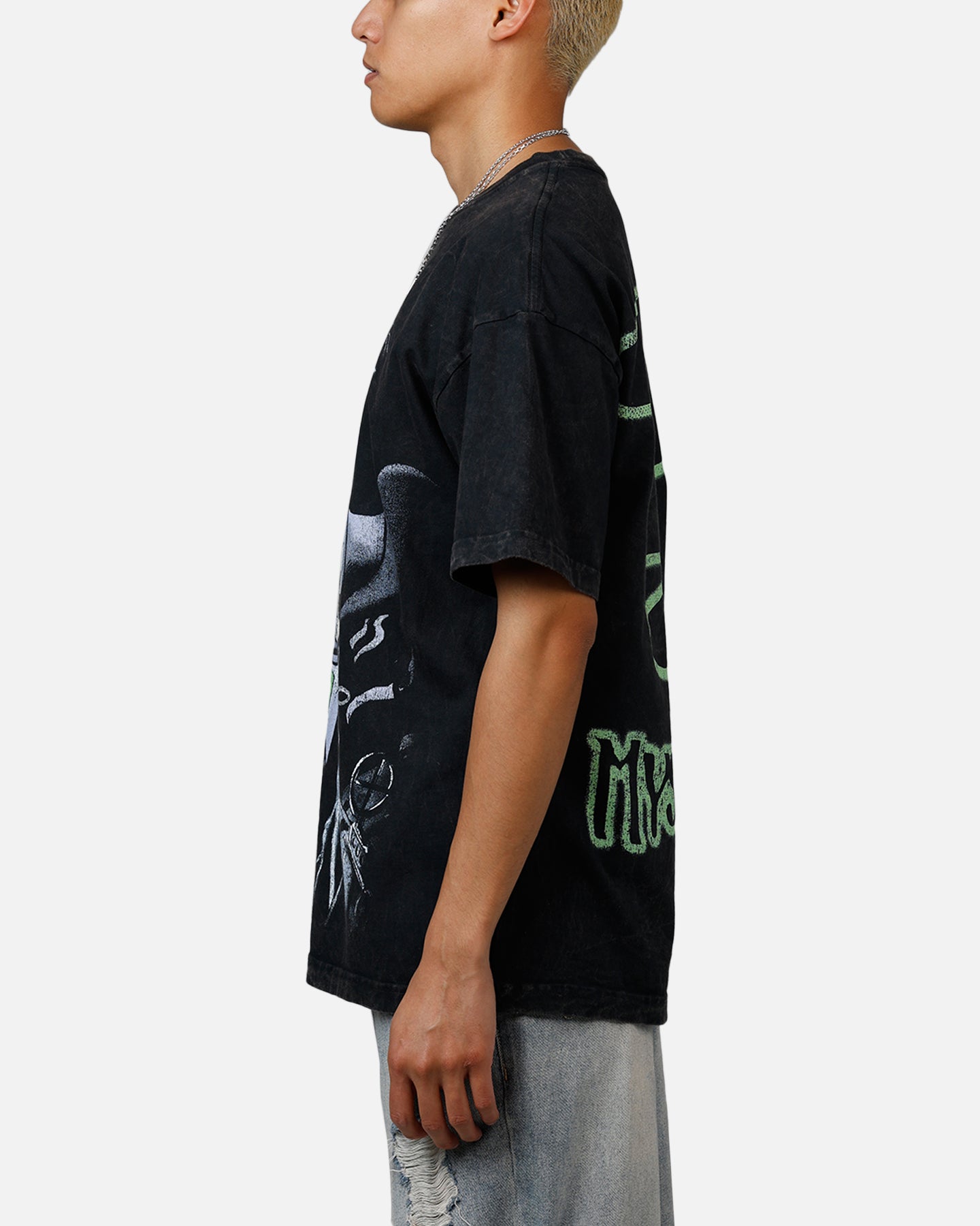 73 Studio X Cartoon Network South Park Mysterion Heavyweight T-Shirt Black Acidwash、mySite、zt4zffjzw