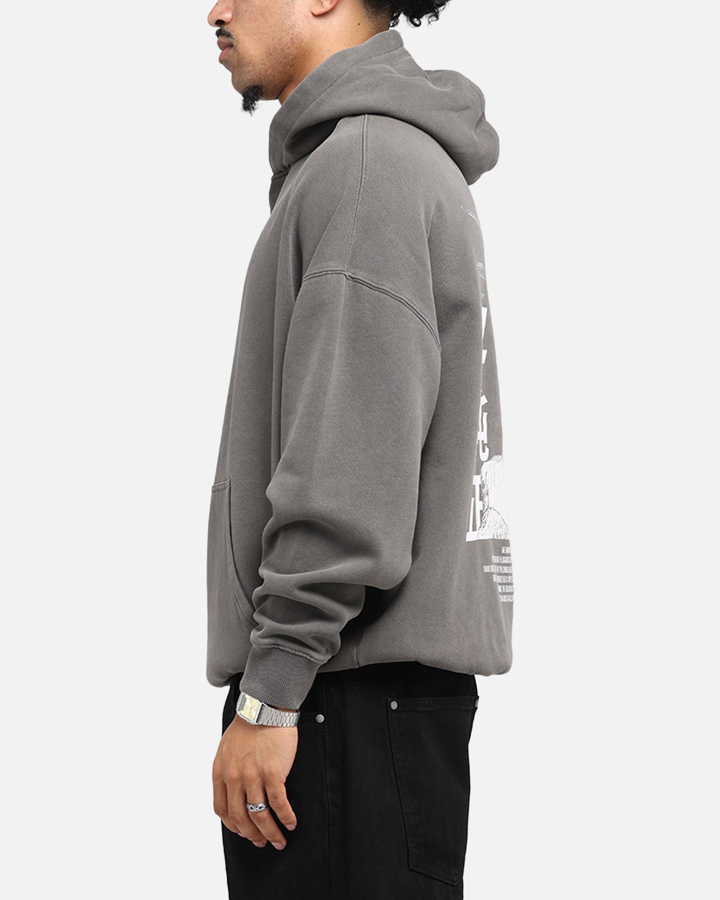 The Anti Order Truth In Chaos Boxy Hoodie Washed Charcoal、mySite、zt4zffjzw