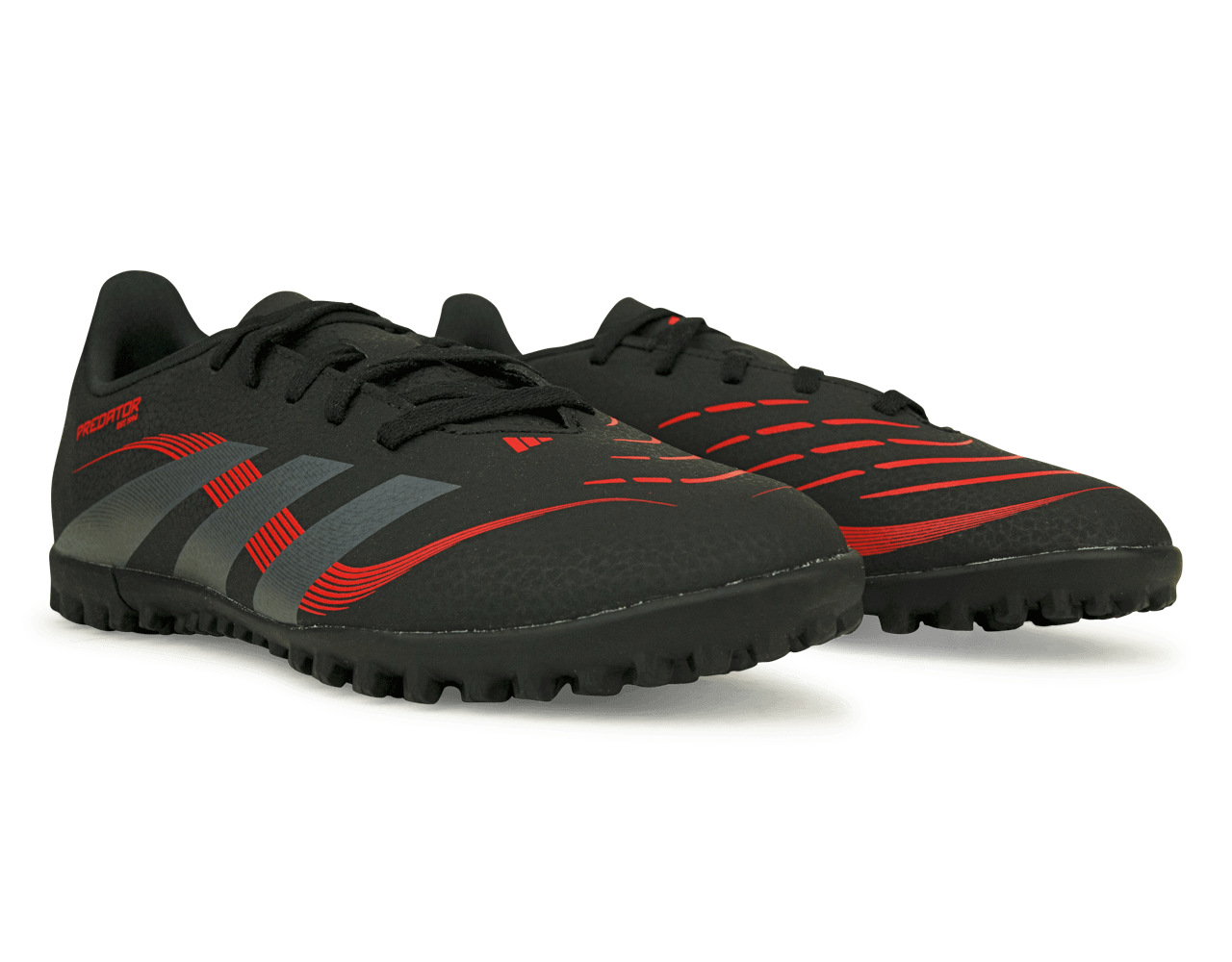 adidas Kid's Predator Club TF Core Black/Grey/Red、mySite、bottomscart