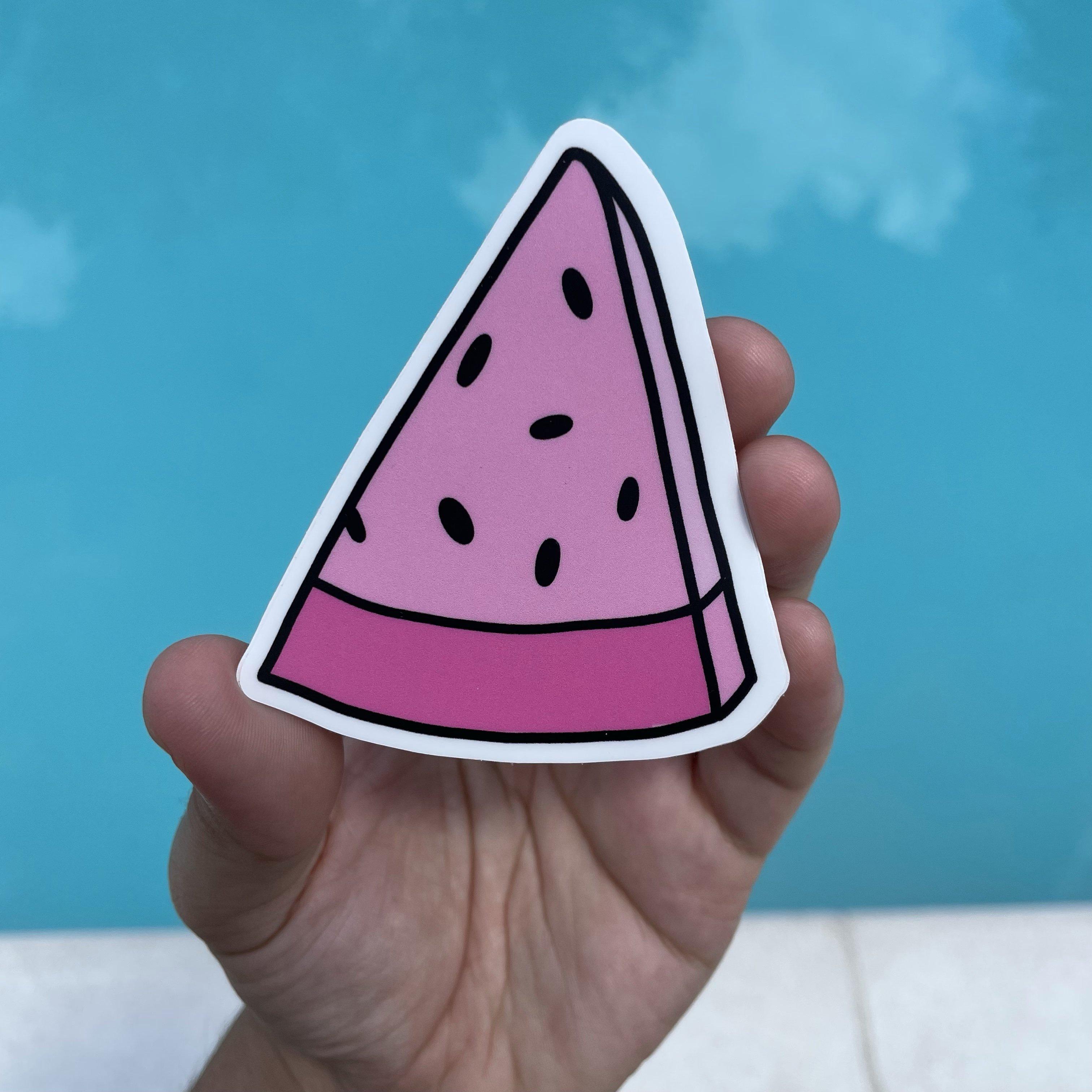  Pink Watermelon Aesthetic Sticker、mySite、elrpsem3k