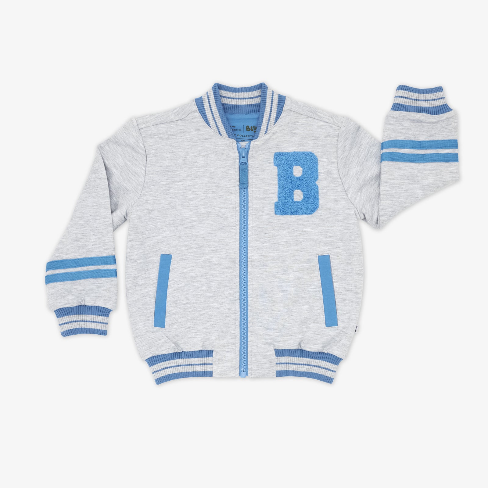 Bluey Gray Bomber Jacket、mySite、g9winljtr