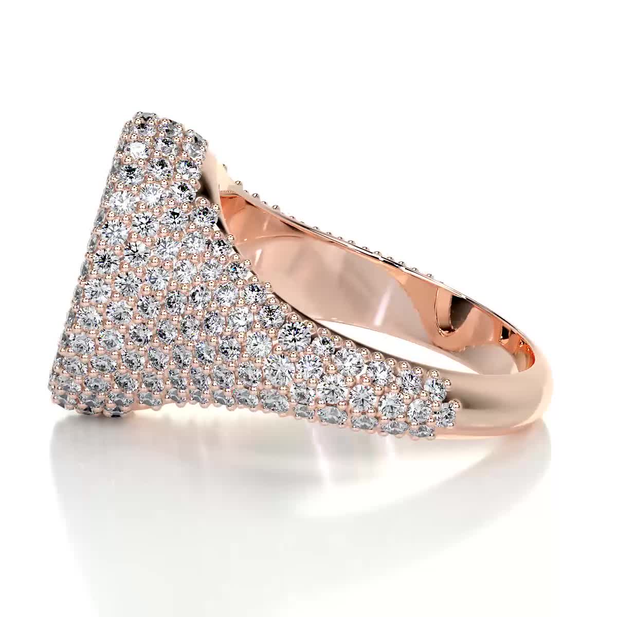 Angelina Lab Grown Diamond Wedding Ring (1.4 Carat) -14K Rose Gold、mySite、hinf8tx79