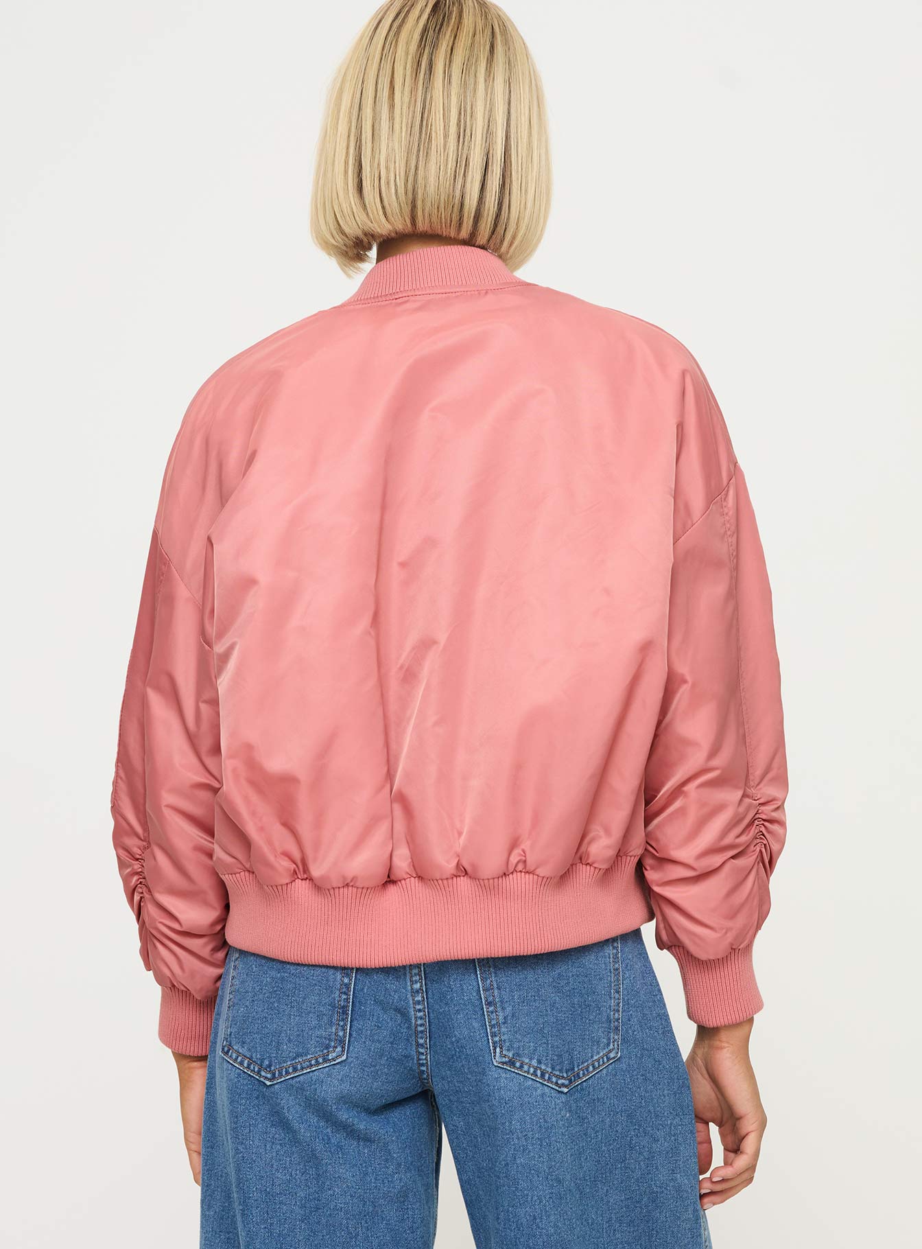 Regarn Bomber Jacket Dusted Rose、mySite、solidvoid