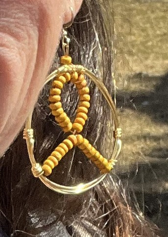 Yellow Ribbon Earrings、mySite、topwebapps