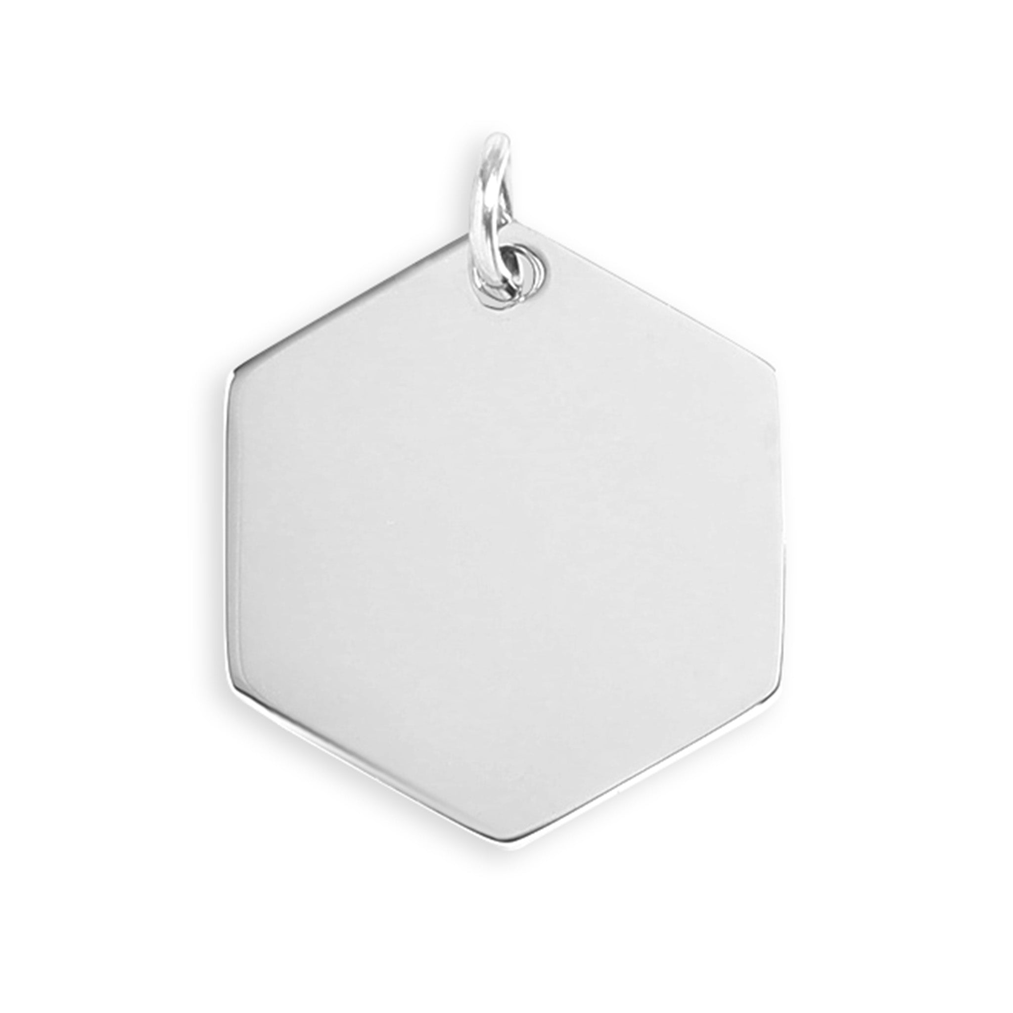 Stainless Steel Blank Hexagon Pendant / SBB0238、mySite、dreamappss