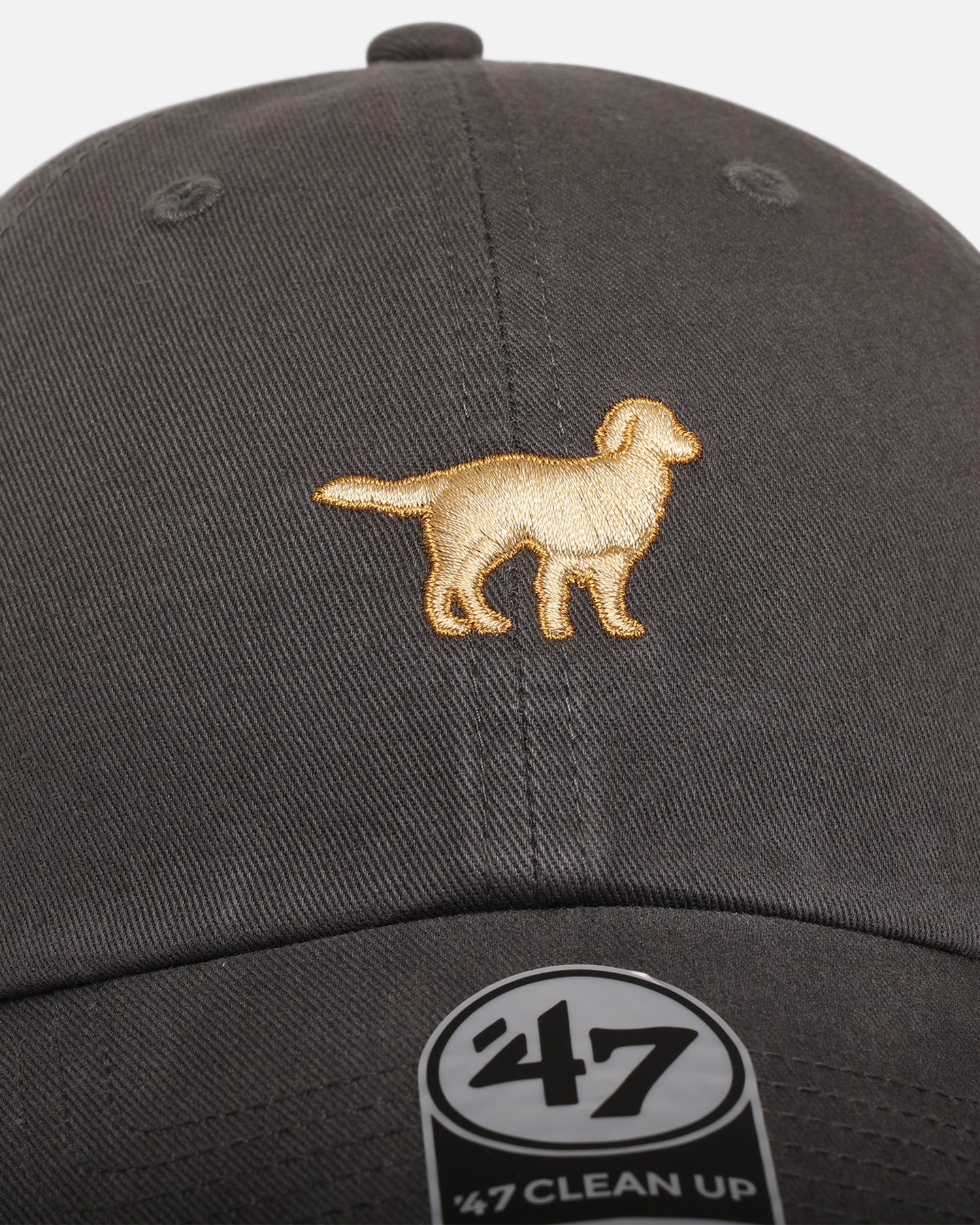47 Brand Golden Retriever 'Dog Collection' 47 Clean Up Strapback Charcoal、mySite、zt4zffjzw