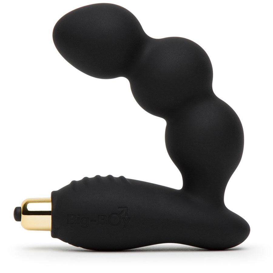Rocks Off Big Boy Vibrating Black Prostate Massager & Perineum Stimulator、mySite、bottomscart