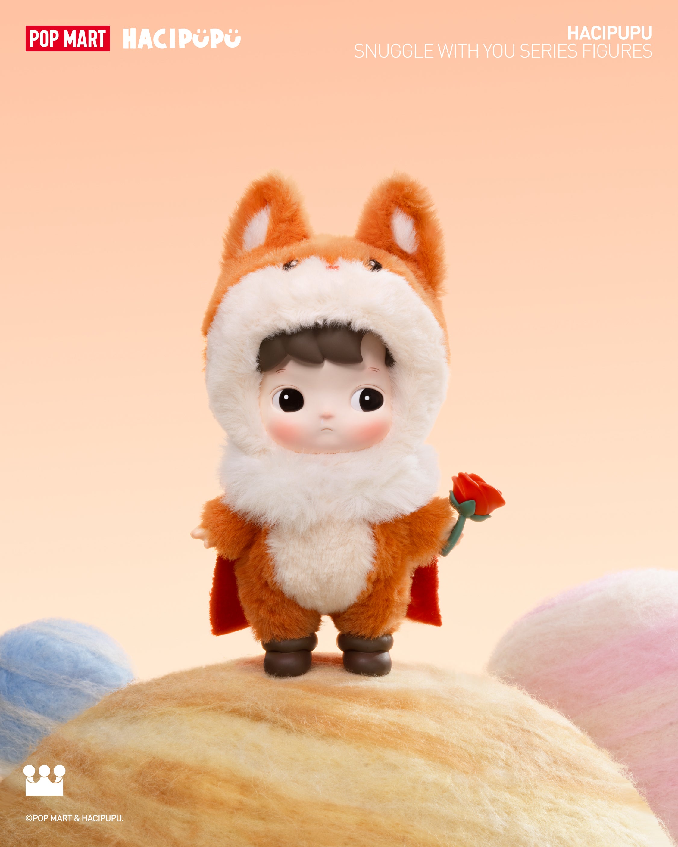  POP MART HACIPUPU Snuggle With You Series Figures、mySite、greenlandpopulation