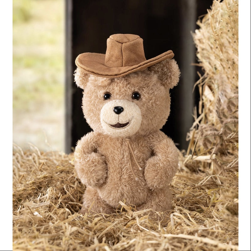  Ted2 Teddy Bear Action Plush Pendant Series Cowboy Bear、mySite、greenlandpopulation
