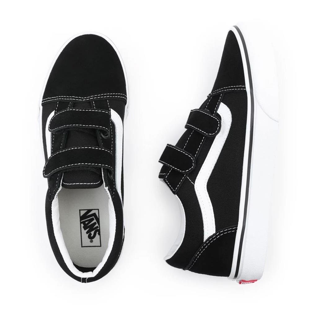  Vans Junior Old Skool V - Black/True White、mySite、merchandisen