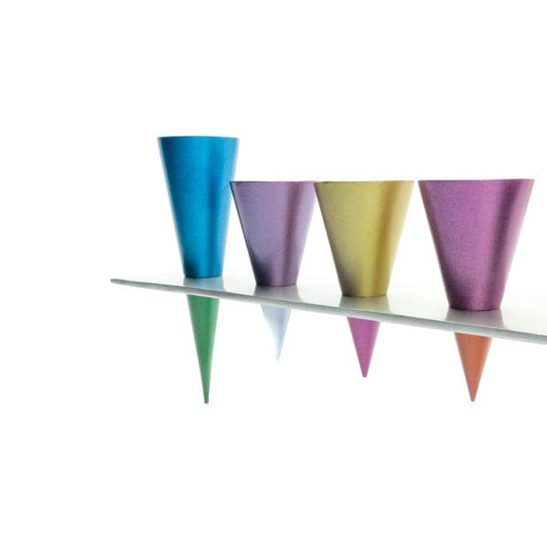 Cone Menorah by Yair Emanuel - Multicolored、mySite、topwebapps
