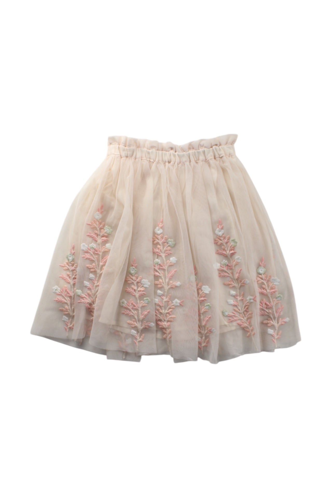 Carr茅ment Beau Embroidered Tulle Skirt 4T、mySite、g9winljtr