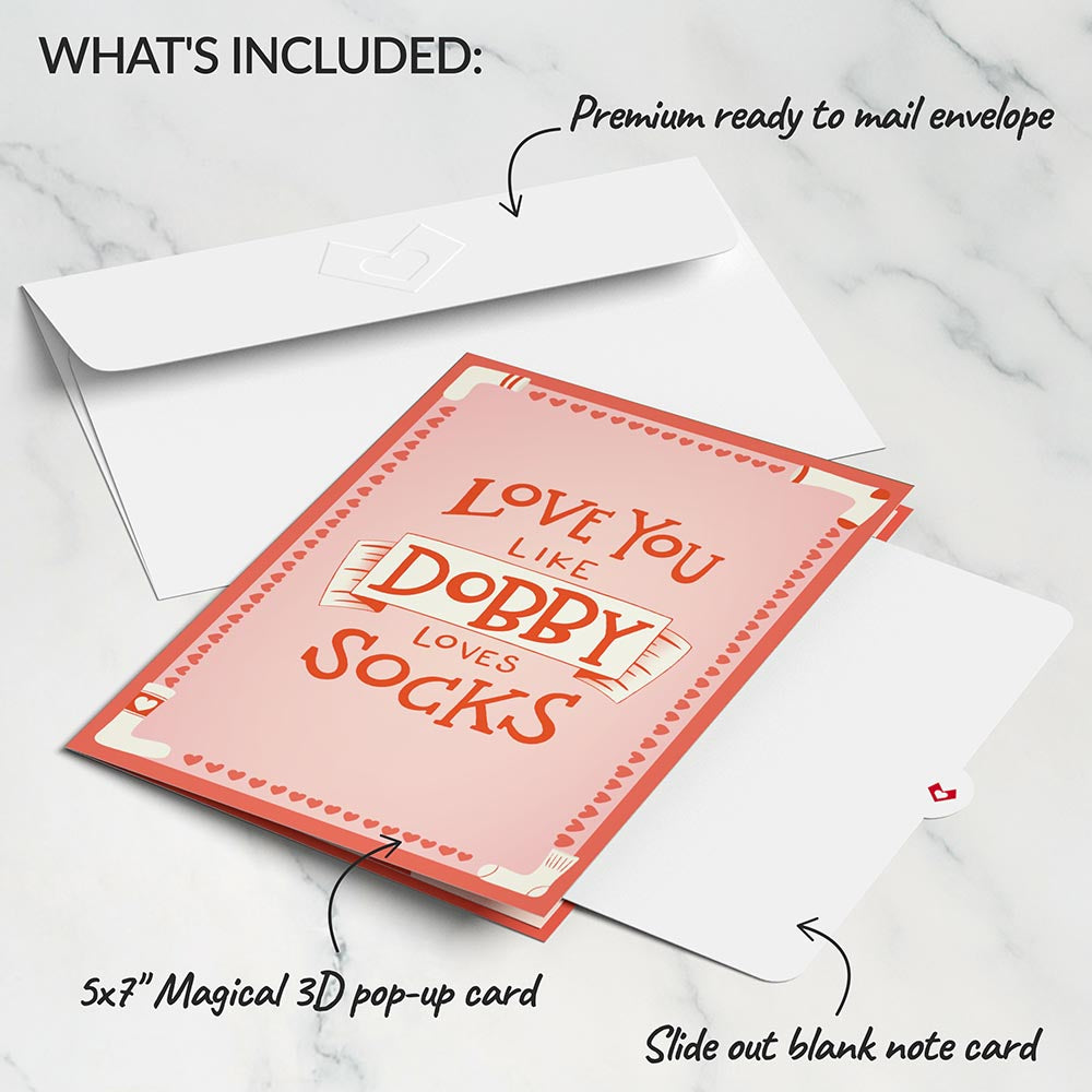 Harry Potter™ Dobby™ Valentine’s Day Pop-Up Card、mySite、solidvoid