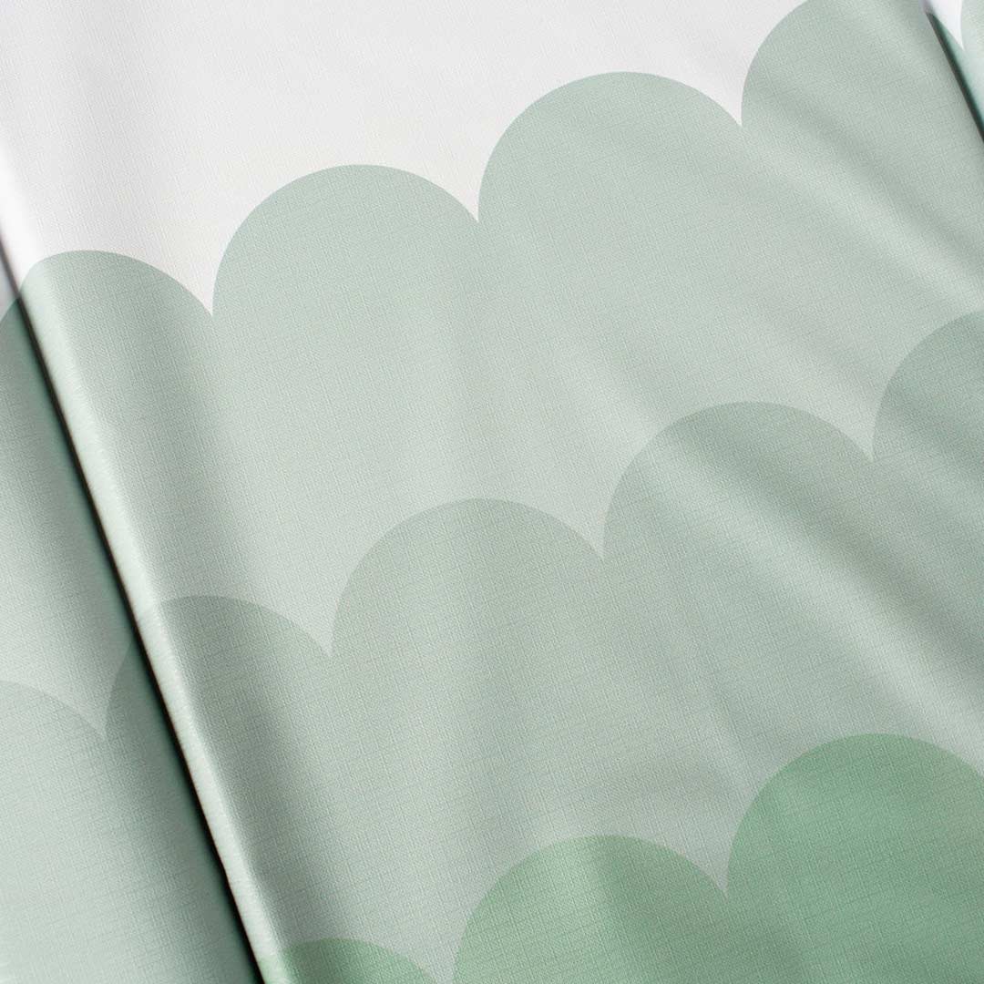  The Little Bumble Co. Standard Changing Mat - Scallops - Sage、mySite、merchandisen