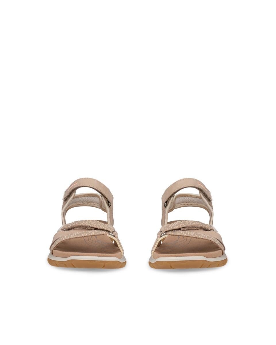  Ecco Women's Yucatan Offroad Roam Lea Tex Sandal - Nude/Limestone、mySite、preschool7hills