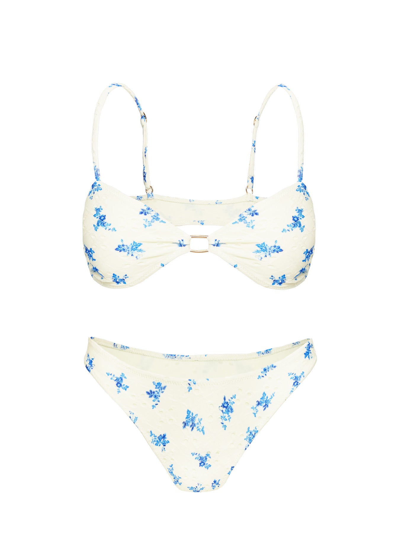 Paradisco Bikini Top Yellow / Blue、mySite、solidvoid