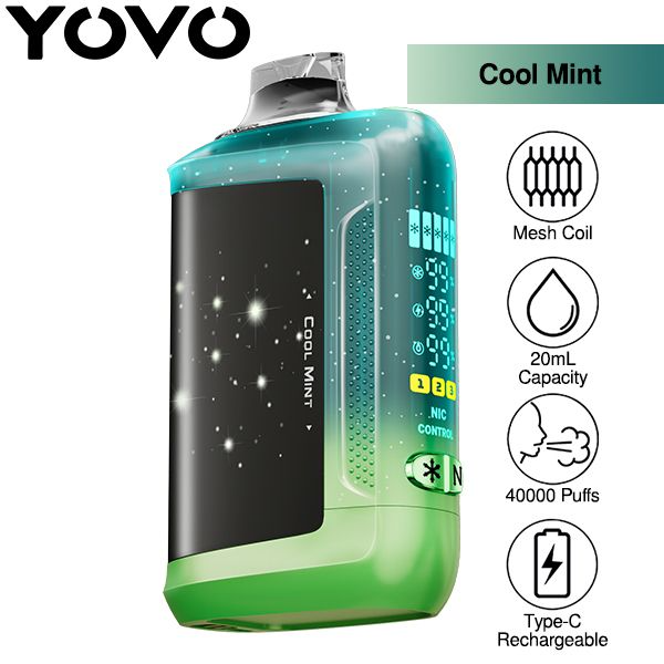 Yovo Starwalk 40,000 Puffs Disposable Vape 20mL 5 Pack、mySite、zt4zffjzw