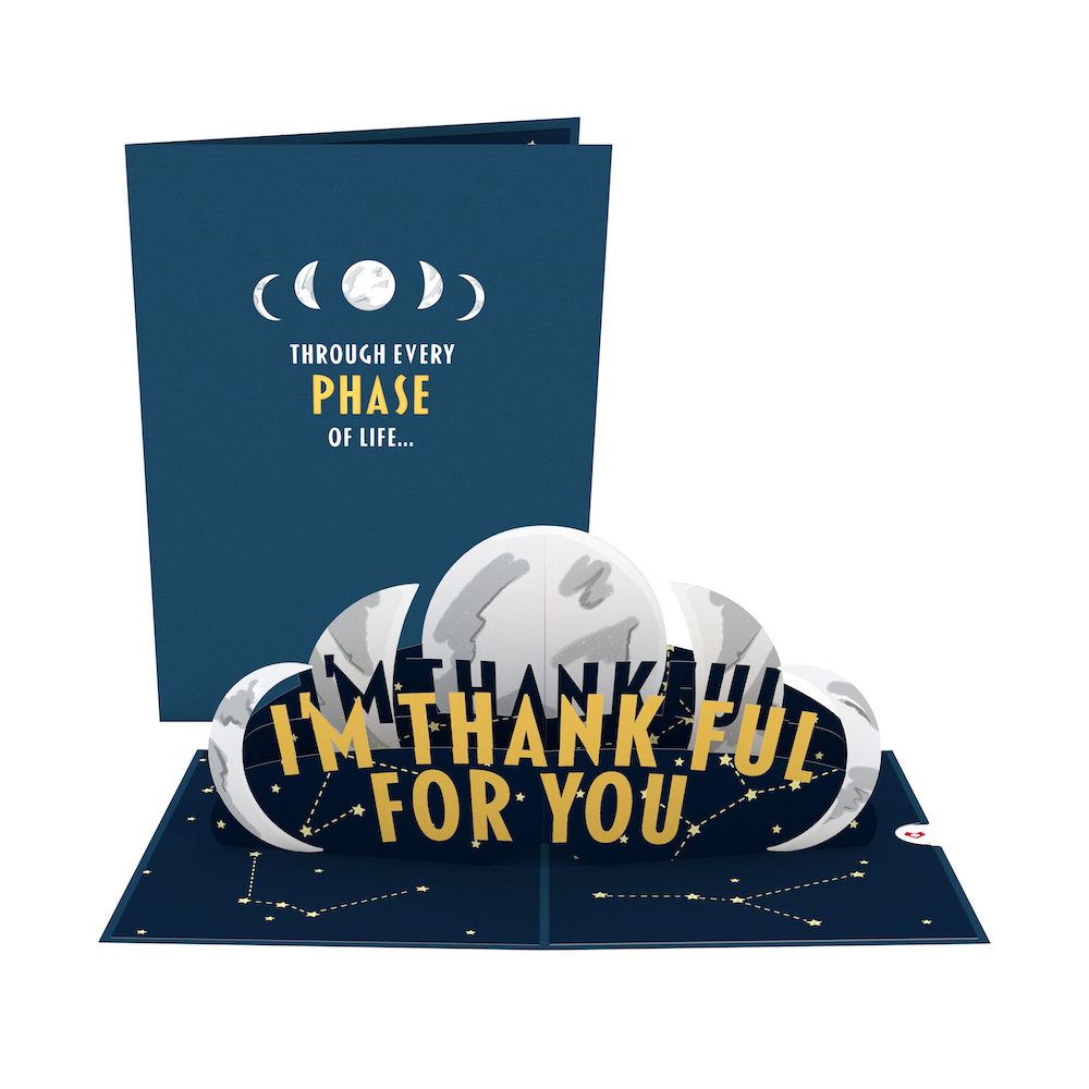 Thank You Moon Phases Pop-Up Card、mySite、solidvoid