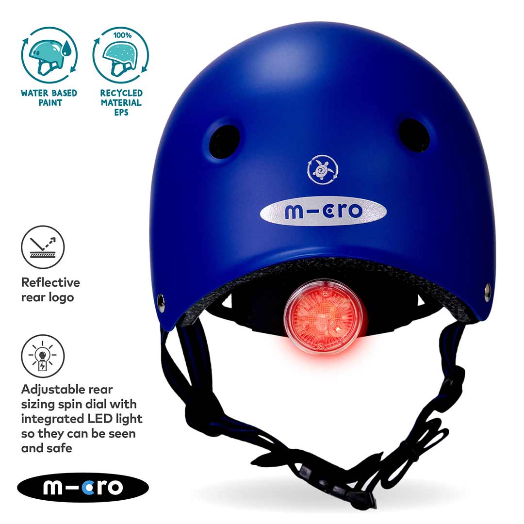  Micro Scooters Eco Matt Helmet - Blue、mySite、merchandisen
