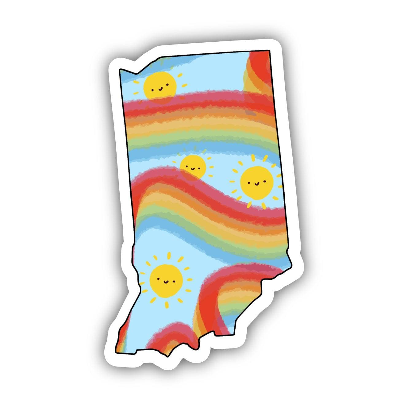  Indiana Rainbow Fun Sticker、mySite、ghnorth