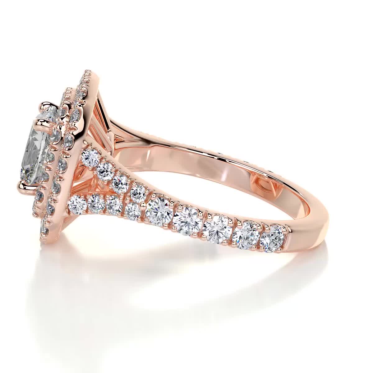 Tina Diamond Engagement Ring -14K Rose Gold、mySite、hinf8tx79