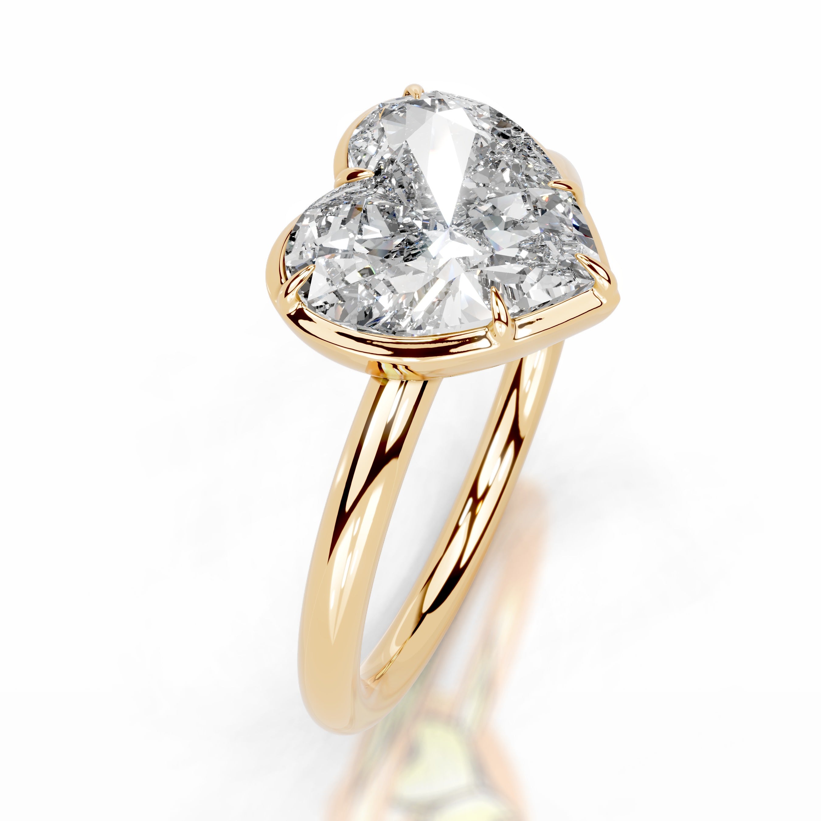 Narcisa Diamond Engagement Ring - 18K Yellow Gold、mySite、hinf8tx79